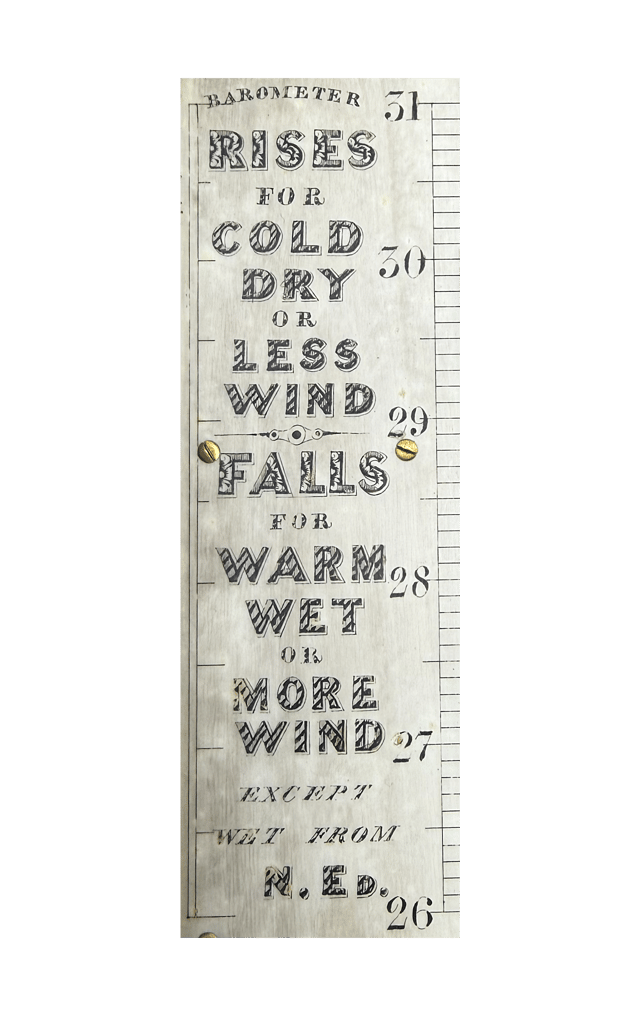 Oak Pediment Barometer thumbnail 7