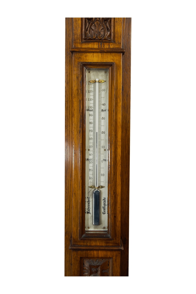 Oak Pediment Barometer thumbnail 5