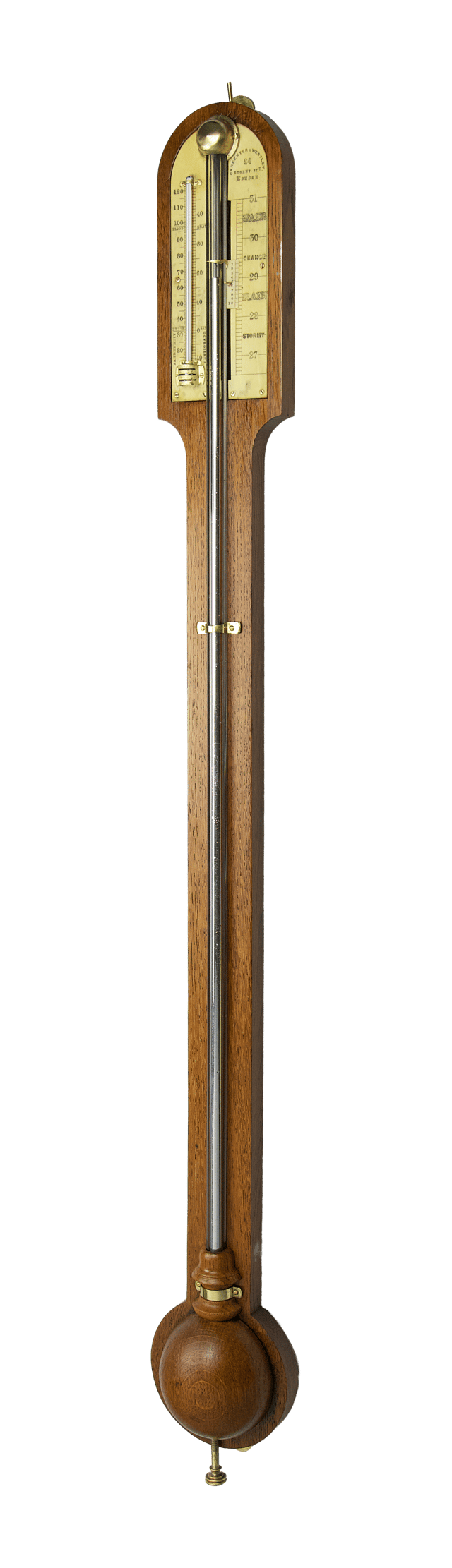 Ivory Register-Plate Cistern Barometer thumbnail 3