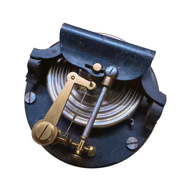 Thin frame mahogany marine barometer thumbnail 6