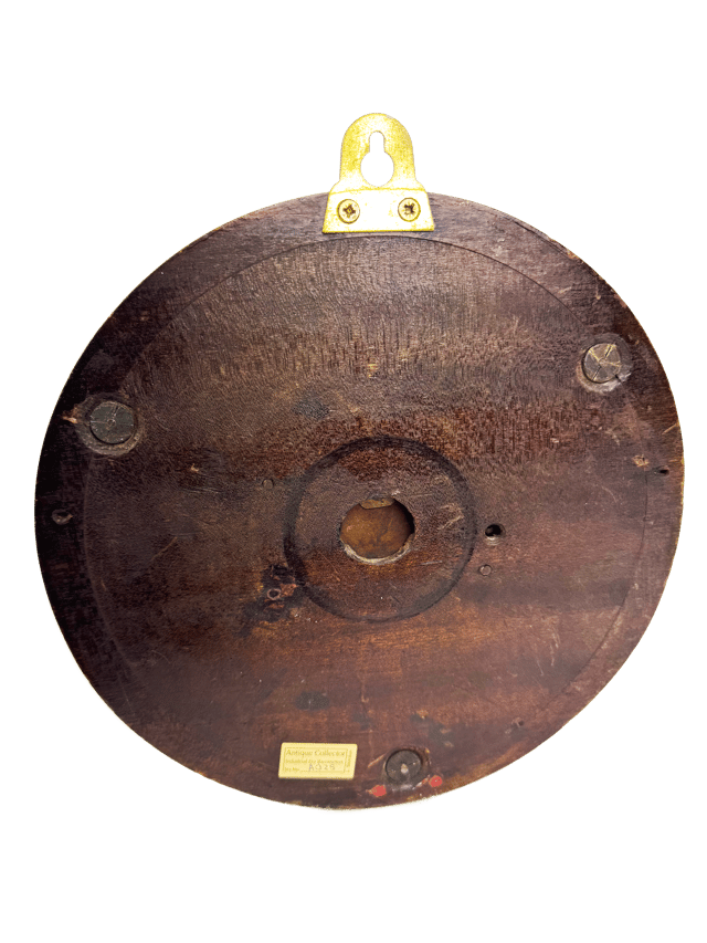 Thin frame mahogany marine barometer thumbnail 5