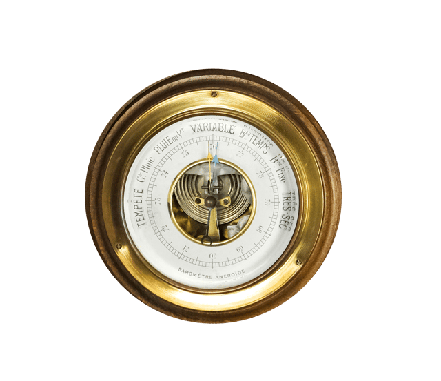 Henry II Style Carved Barometer thumbnail 2