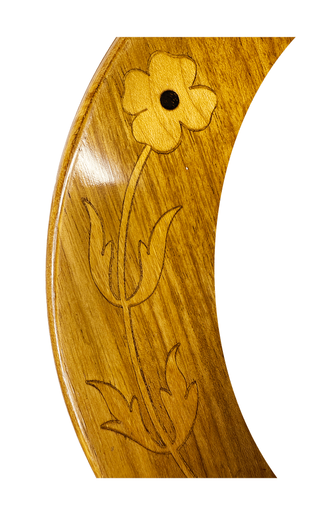 Light Walnut Inlaid Barometer thumbnail 4