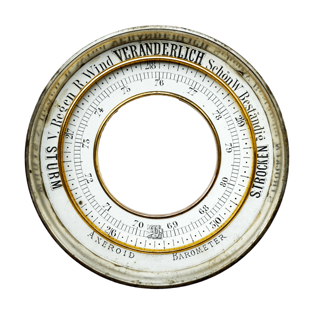 Rack and pinion desk barometer thumbnail 6