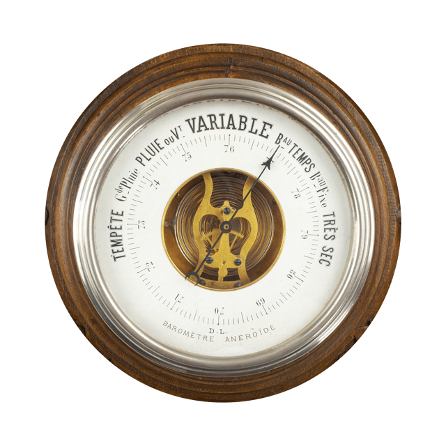 Black Forest Hunting Motif Aneroid Barometer thumbnail 6