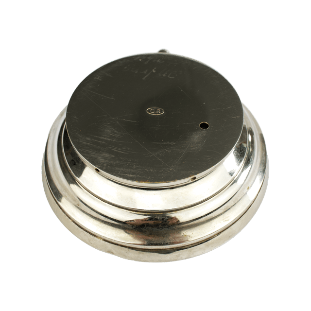 Imperial Russia Nickel-Plated Aneroid Barometer thumbnail 4