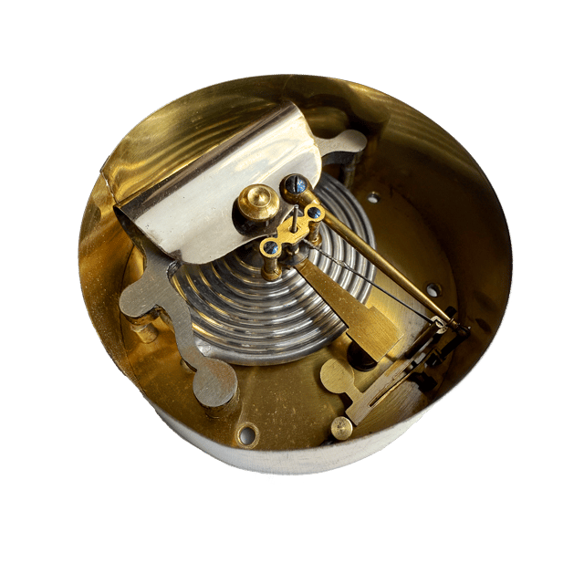 Imperial Russia Nickel-Plated Aneroid Barometer thumbnail 7