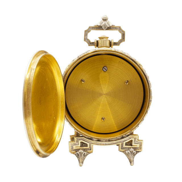 Alarm Clock Style Aneroid Barometer thumbnail 6