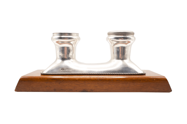 Silver-Mounted Paperweight Barometer thumbnail 3
