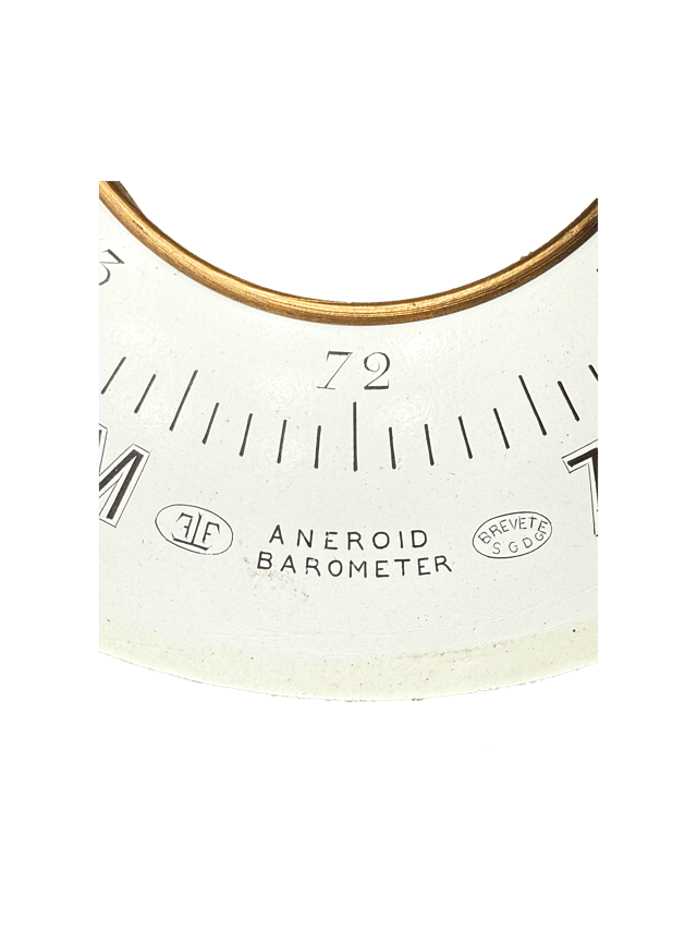 Ornately Carved Wooden Case Barometer thumbnail 6