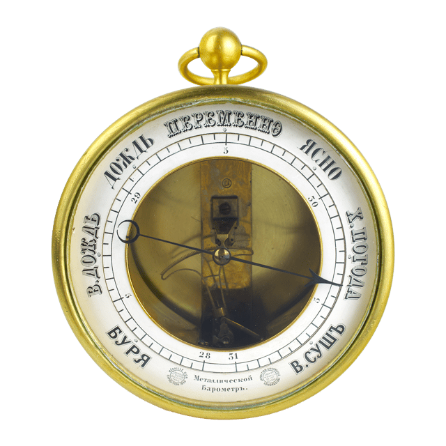 Imperial Russia Bourdon barometer thumbnail 3