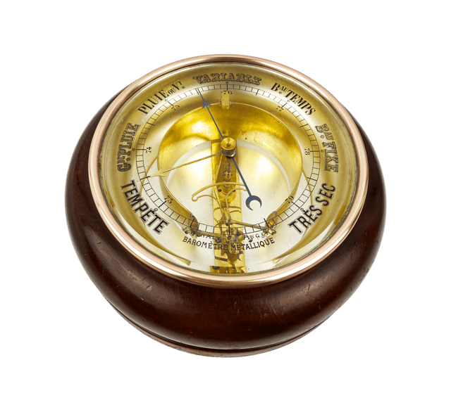 Mahogany case Bourdon barometer thumbnail 3
