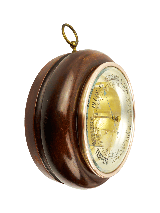 Mahogany case Bourdon barometer thumbnail 4
