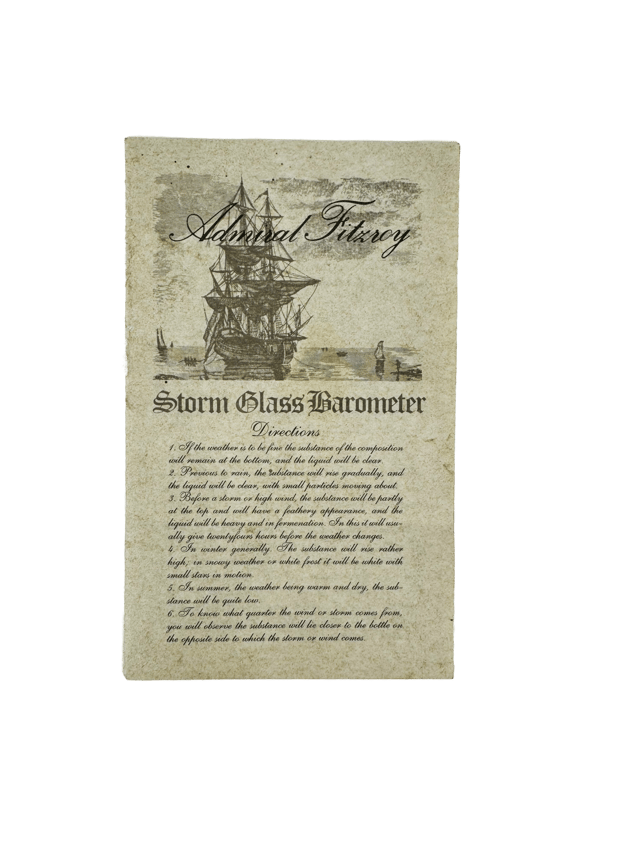 Admiral Fitzroy storm glas thumbnail 4