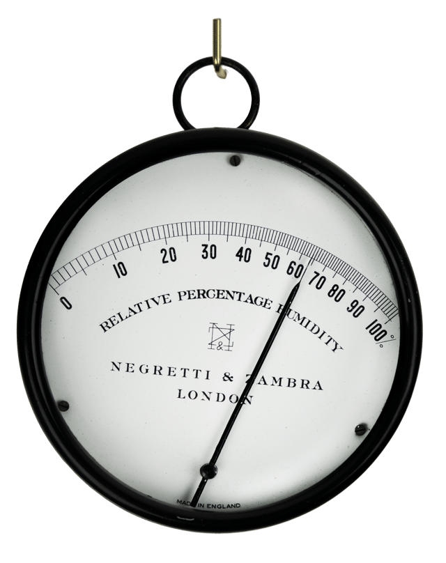 Hygrometer in a metal case thumbnail 1