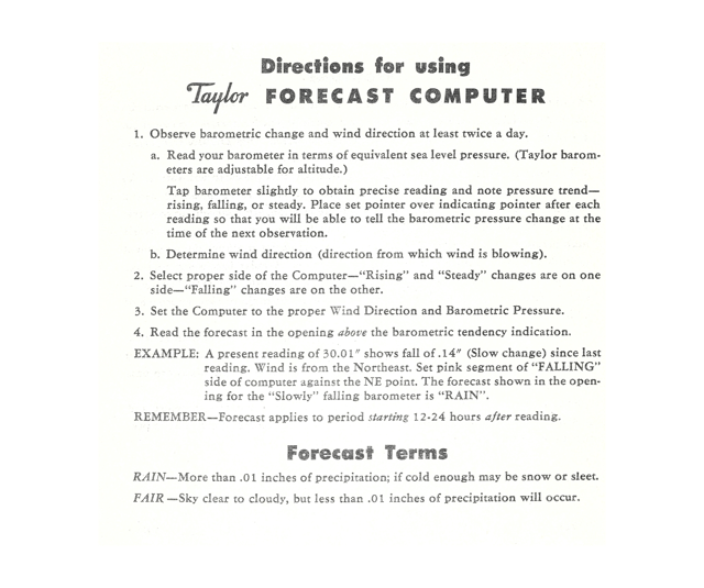 Taylor Forecast Computer thumbnail 3