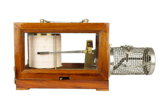 Bourdon tube thermograph