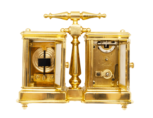 Carriage clock with barometer thumbnail 6