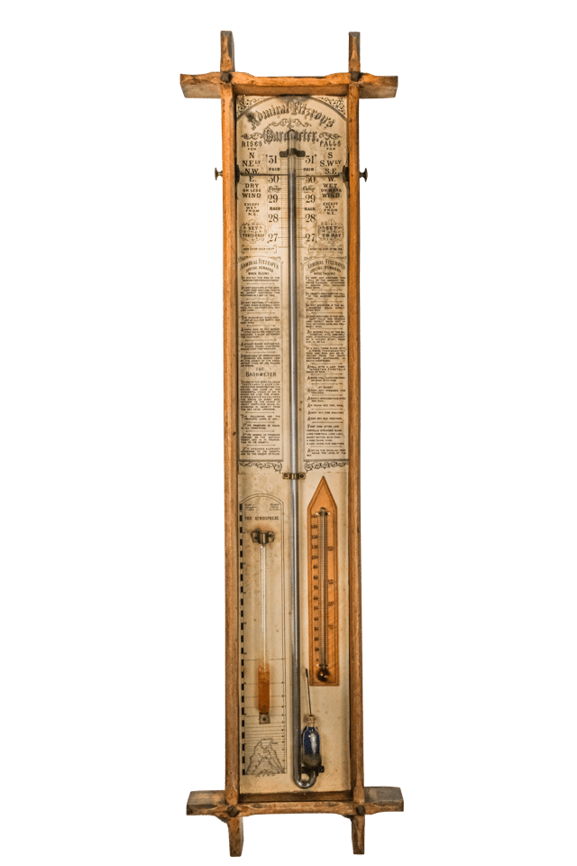 Oxford-framed domestic admiral Fitzroy barometer