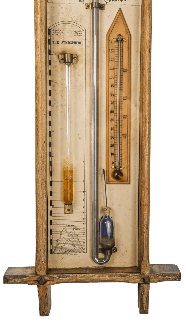 Oxford-framed domestic admiral Fitzroy barometer thumbnail 3