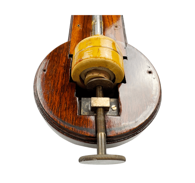George III mahogany stick barometer thumbnail 9