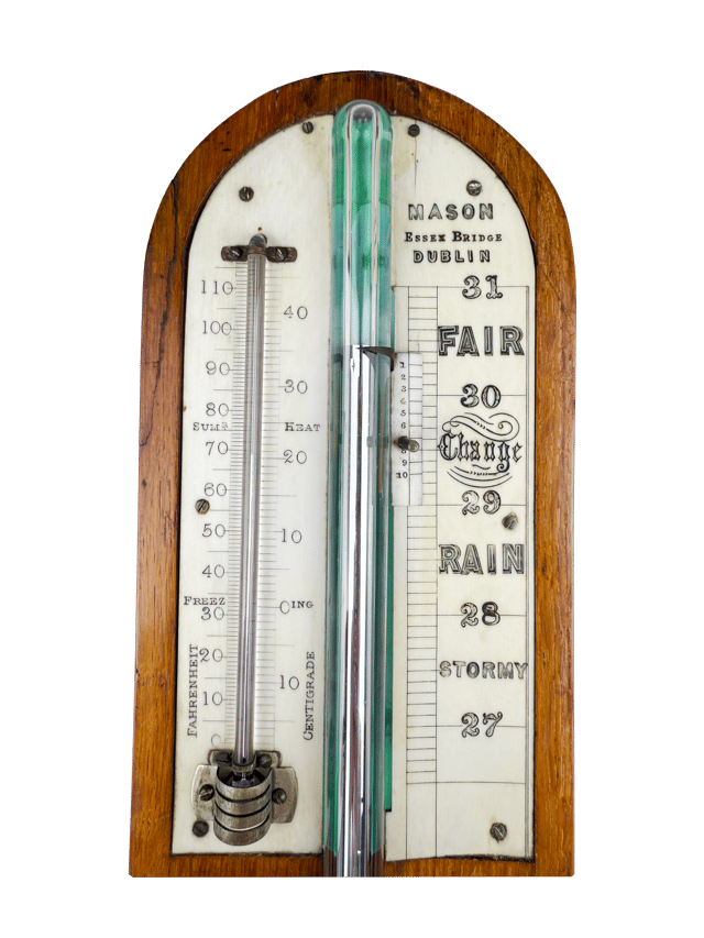 Oak Stick Barometer thumbnail 4