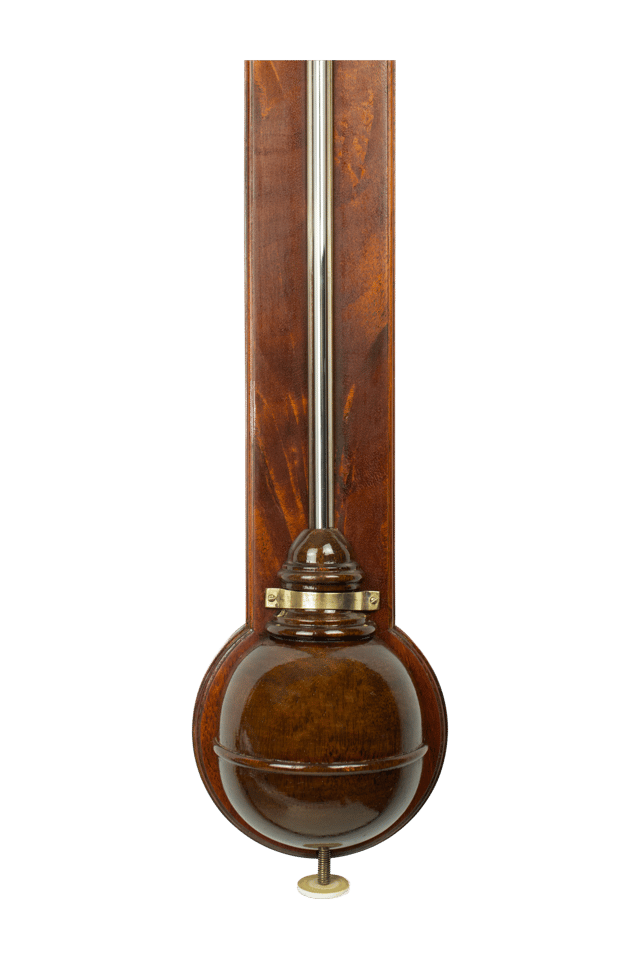 Flame-mahogany stick barometer thumbnail 5