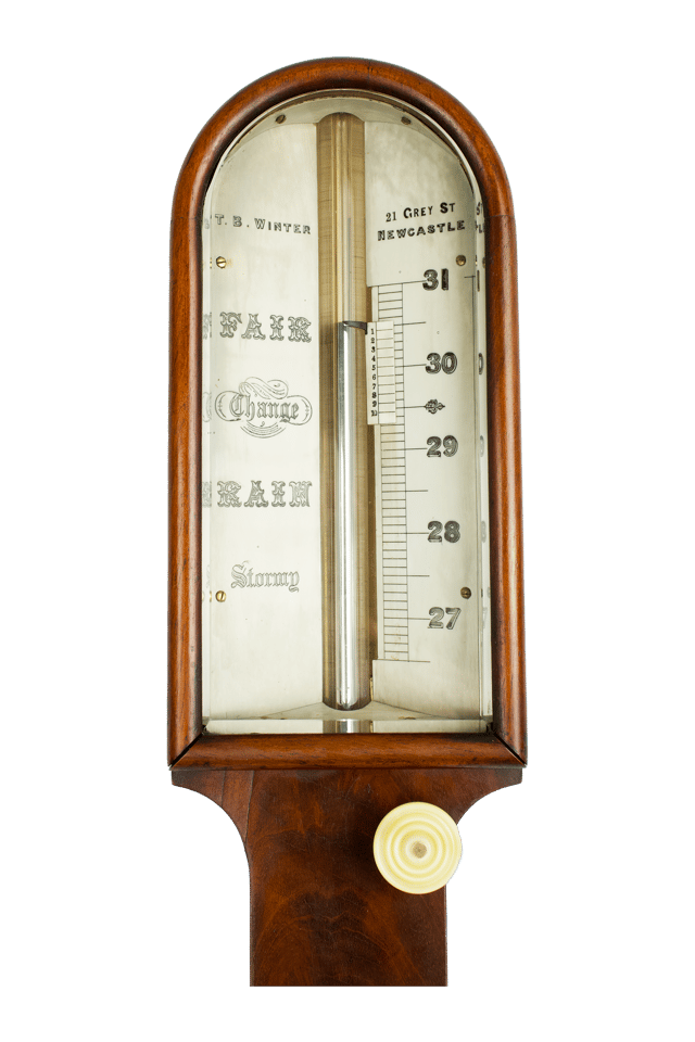 Mahogany cistern barometer thumbnail 4