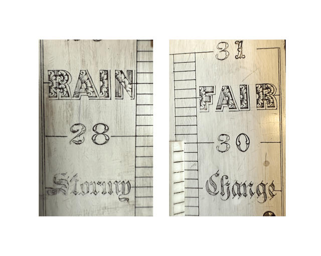 Rosewood Cistern Barometer thumbnail 12