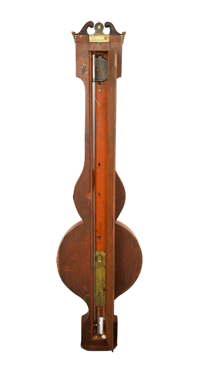 Early Victorian Mahogany Wheel Barometer thumbnail 8