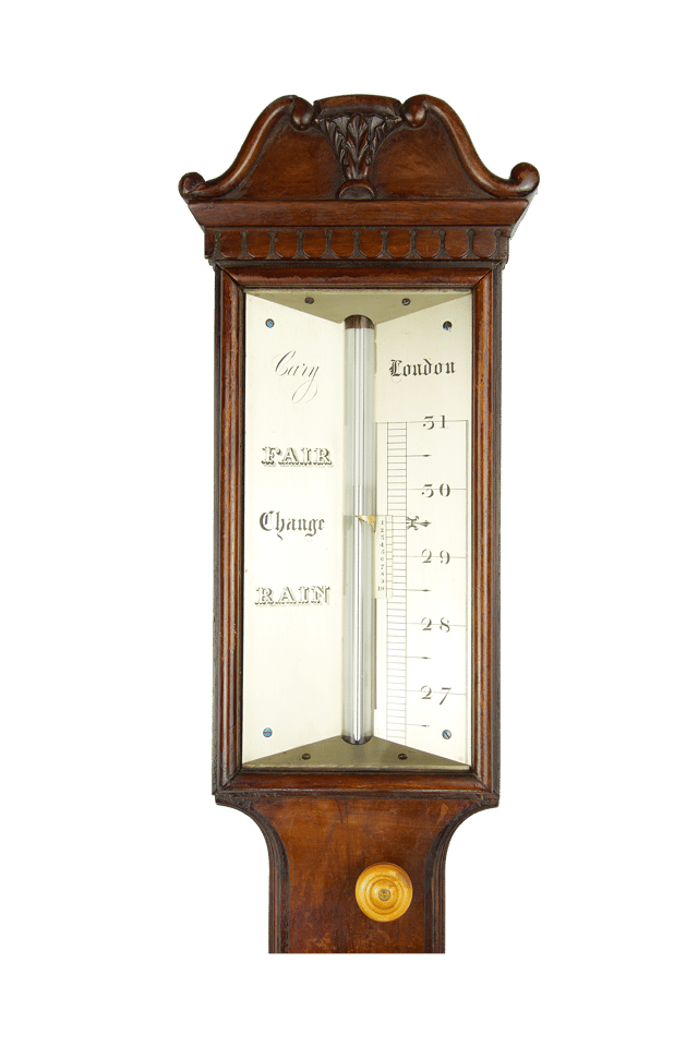 Mahogany Stick Barometer thumbnail 4