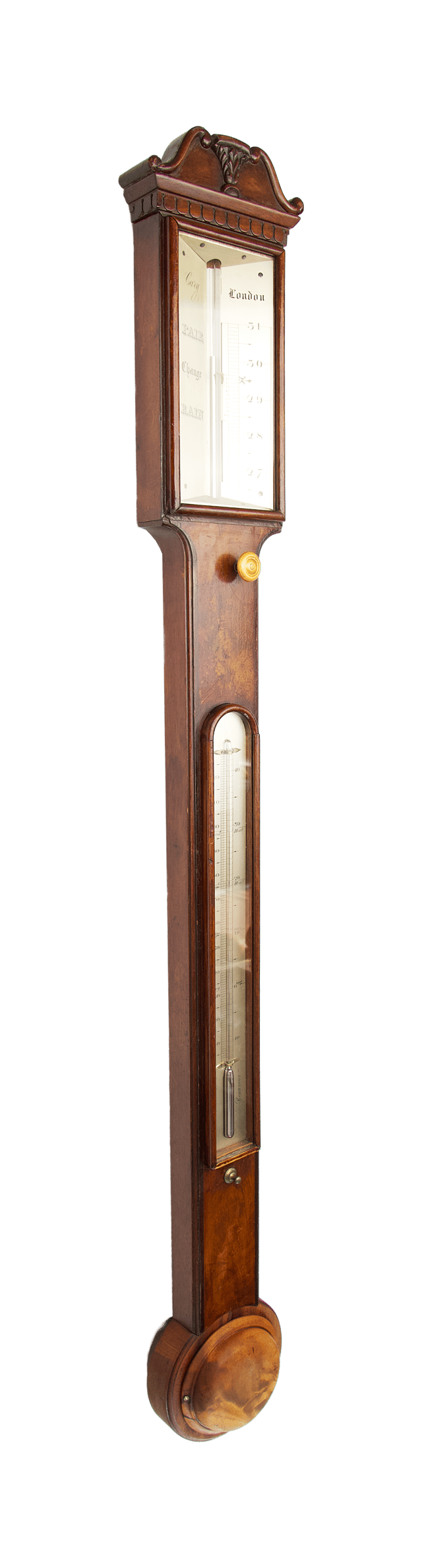 Mahogany Stick Barometer thumbnail 3