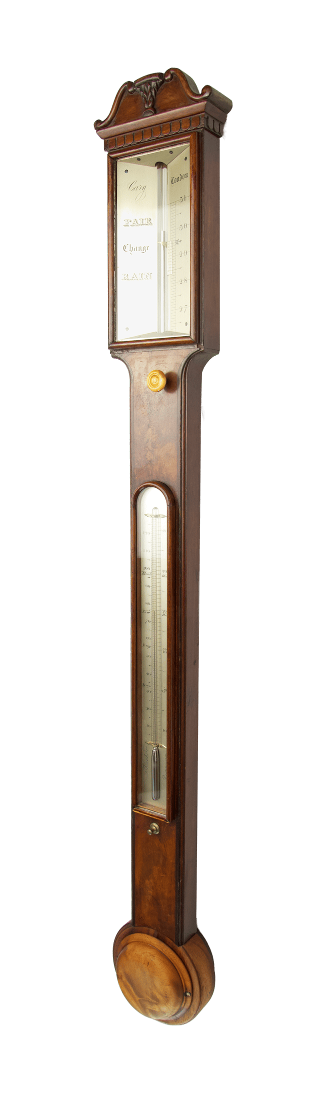 Mahogany Stick Barometer thumbnail 2