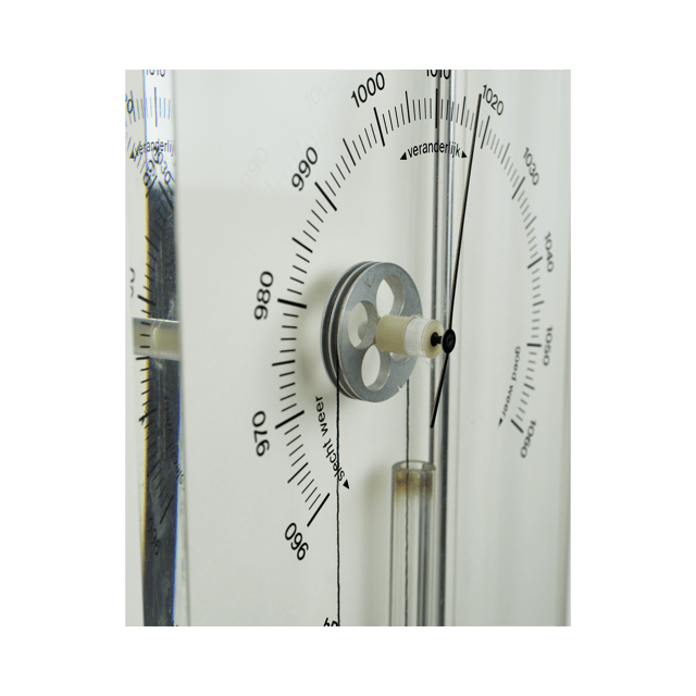 Plexiglass Wheel Barometer thumbnail 4
