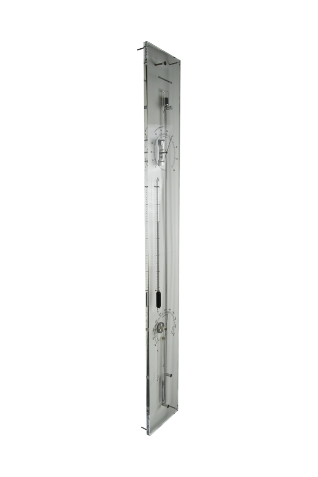 Plexiglass Wheel Barometer thumbnail 2