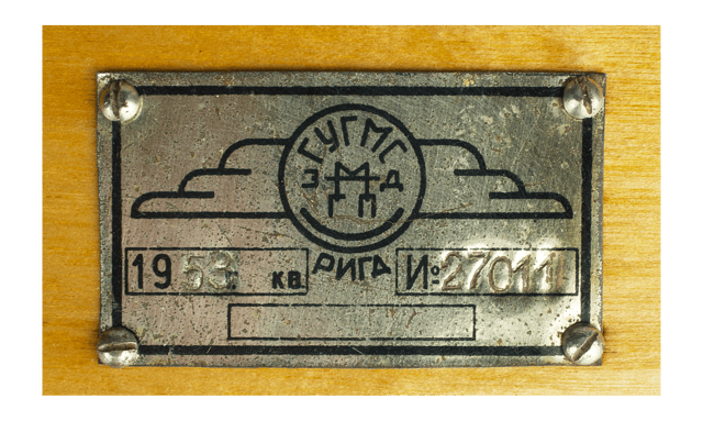 Birchwood-Cased Soviet Barograph thumbnail 8