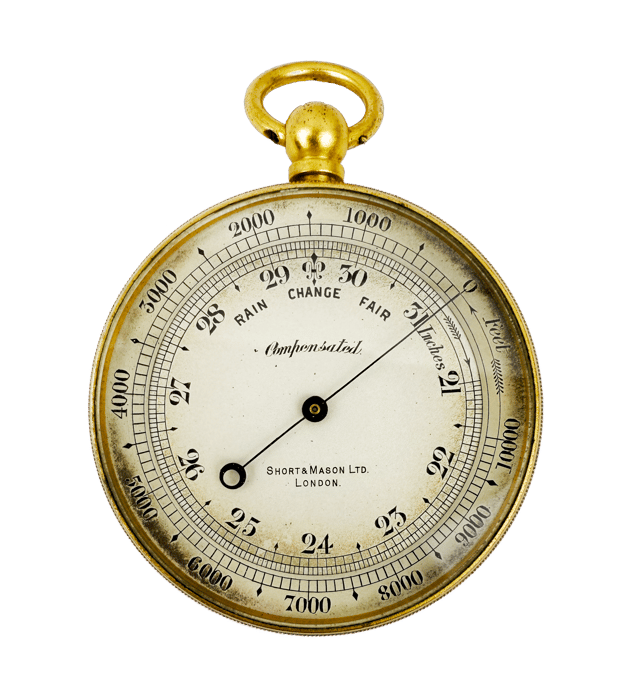 Watch-size aneroid barometer thumbnail 1