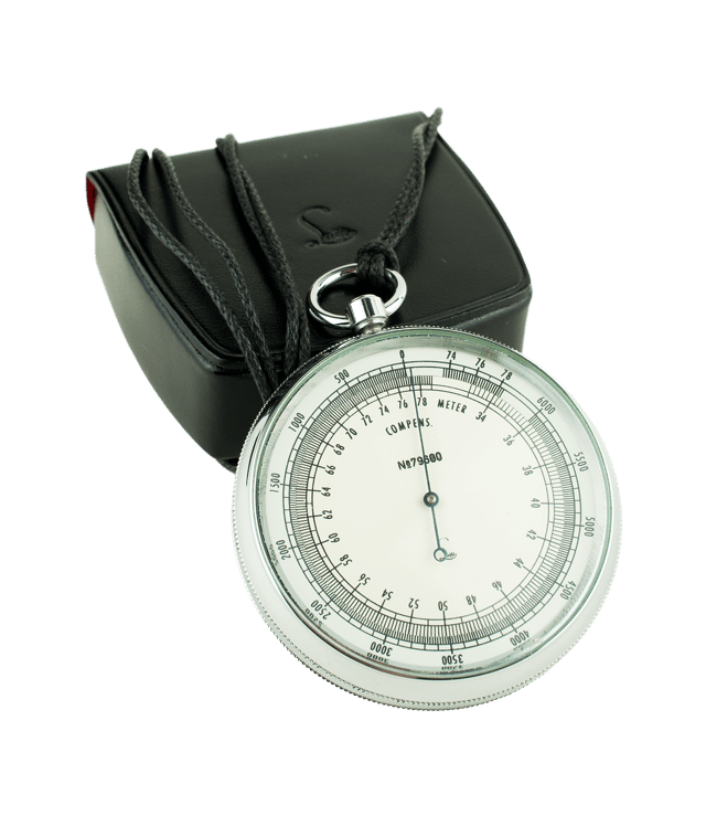 Chrome-plated altimetric barometer thumbnail 2