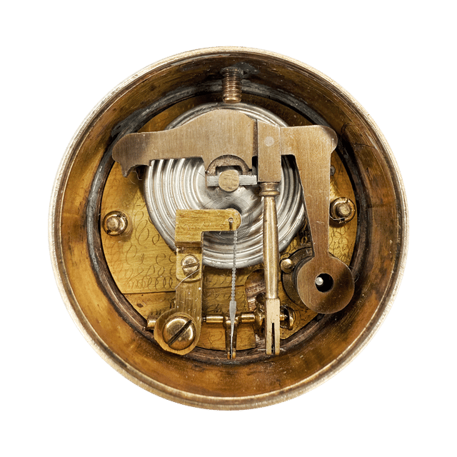 Watch-size aneroid barometer with an ornamented dial thumbnail 9