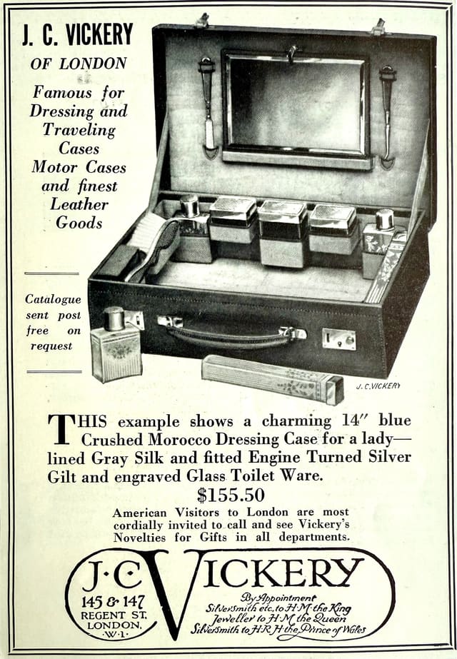 Royal desk barometer in a silver-mounted leather case