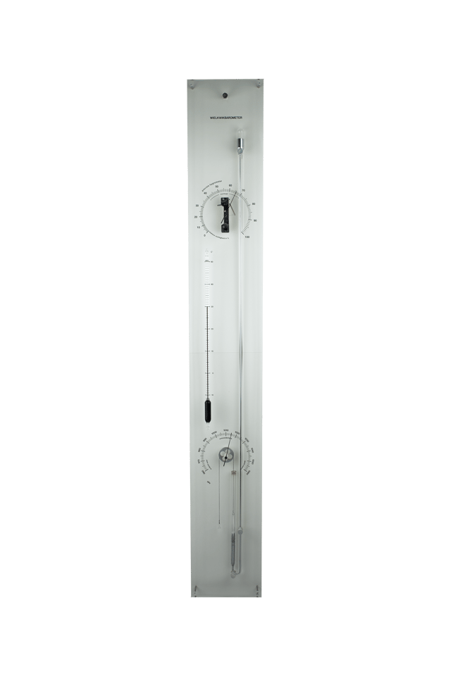 Plexiglass Wheel Barometer