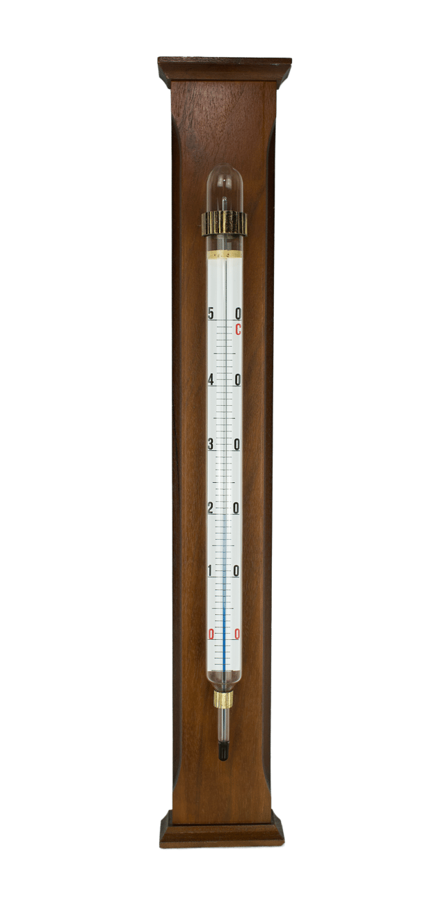 Wall-mounted household thermometer