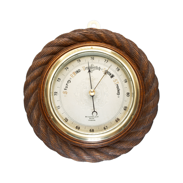Marine-Style Aneroid Barometer