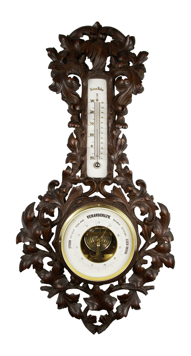 Counterweight barometer