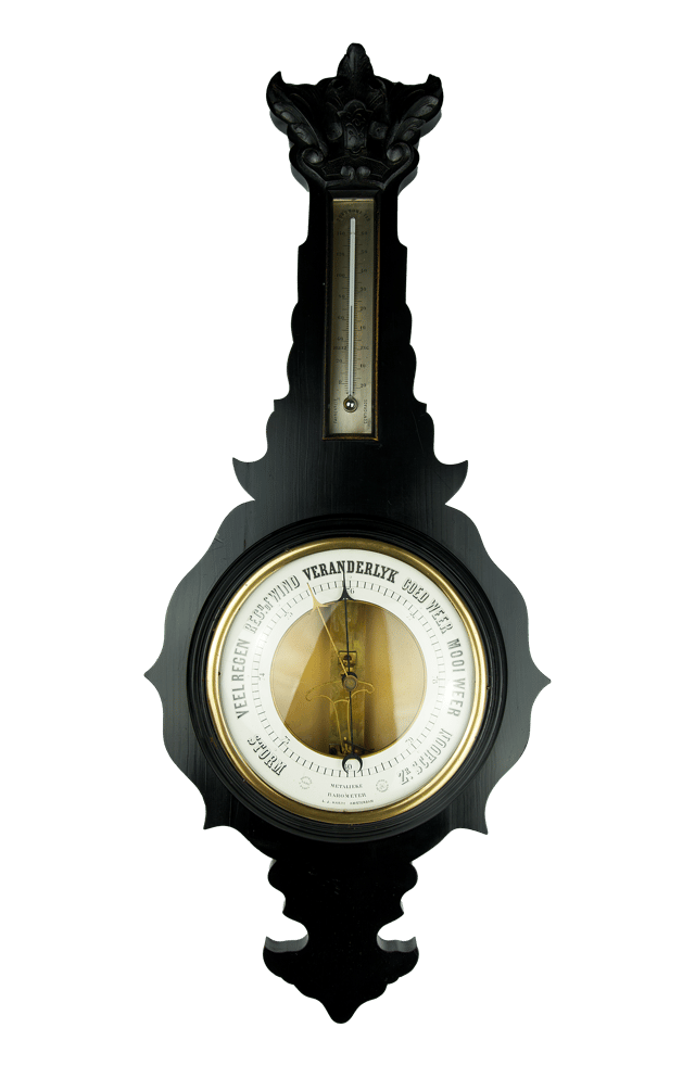 Large Bourdon barometer
