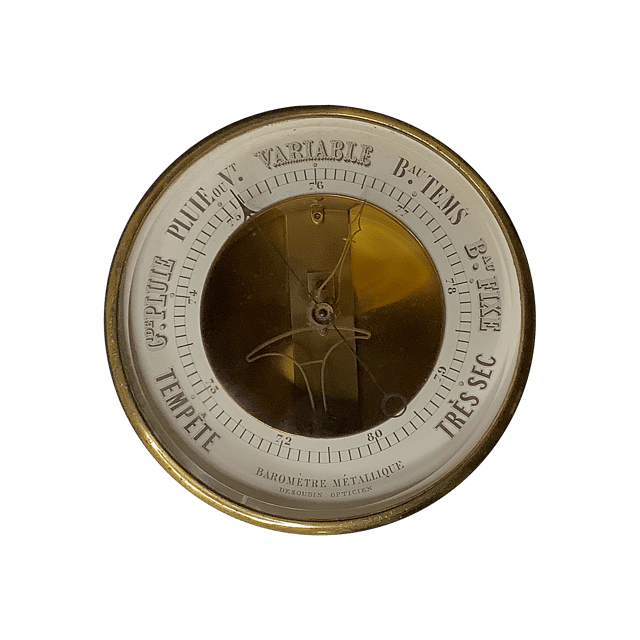 Open-dial Metallic Barometer