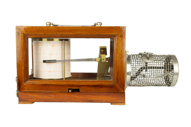 Bourdon tube thermograph