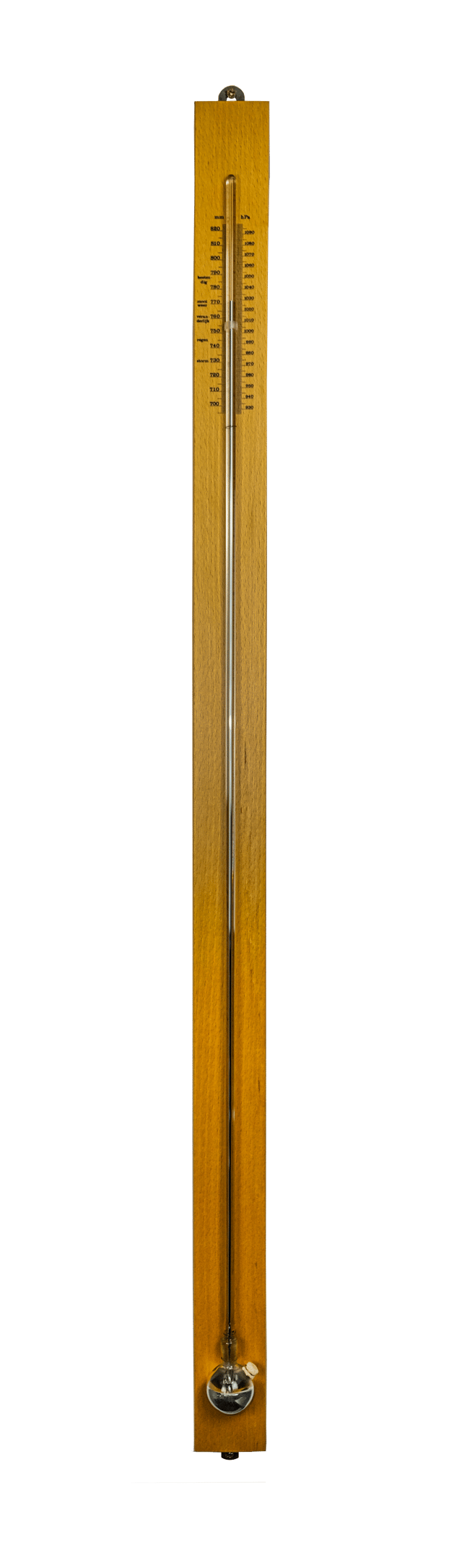Modern cistern barometer