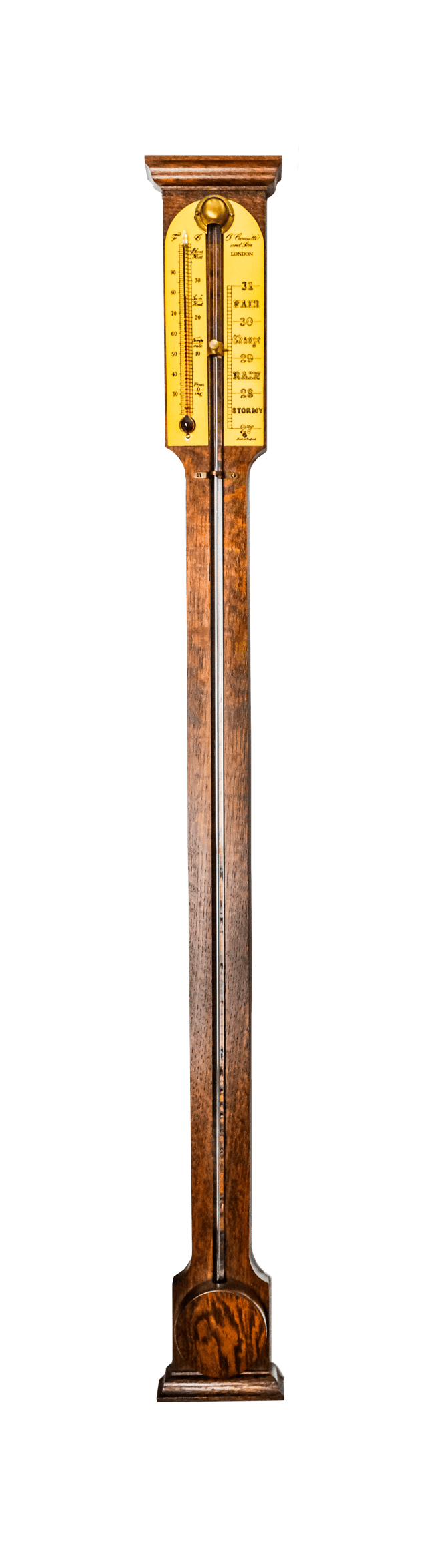 Elegant stick barometer