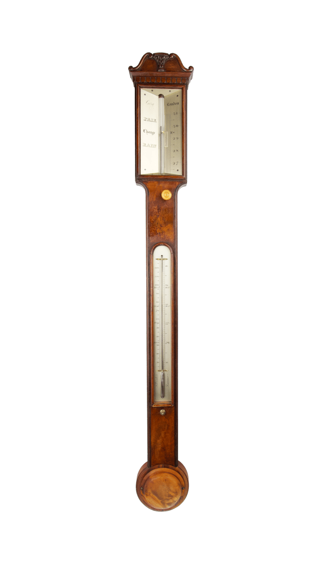 Mahogany Stick Barometer